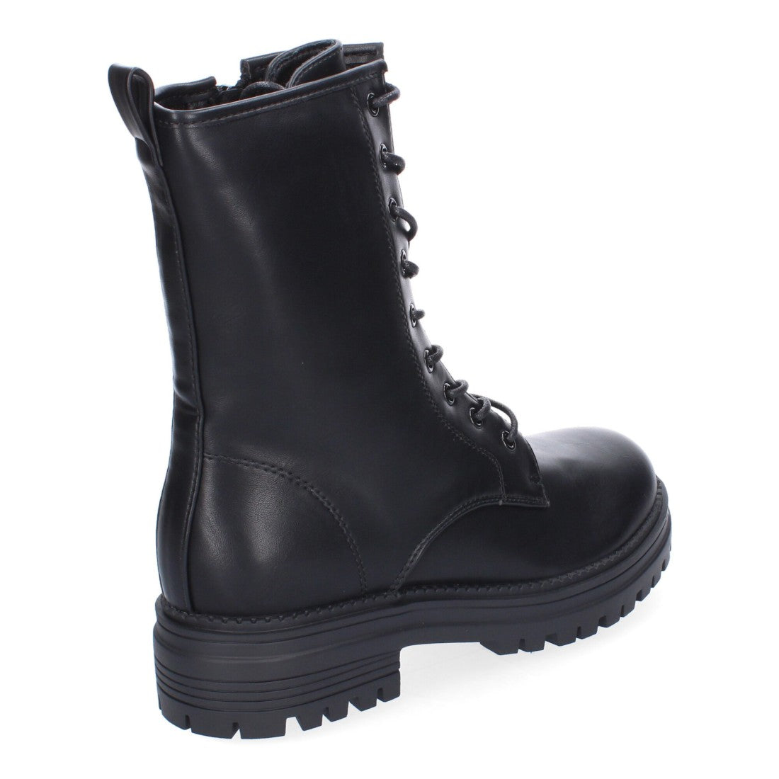 Elegante schwarze Stiefel mit Absatz