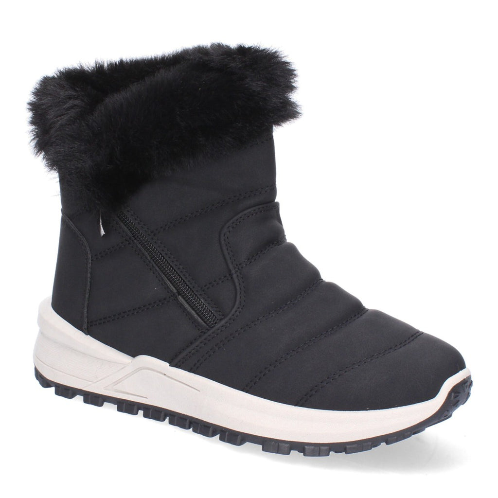 Elegante schwarze Stiefel mit Absatz