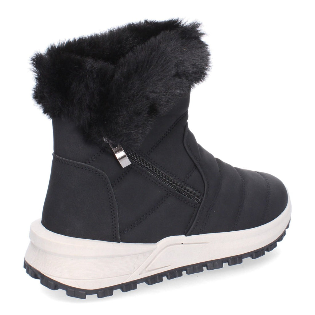 Elegante schwarze Stiefel mit Absatz