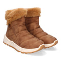 Elegante kamelfarbene Stiefel mit Absatz