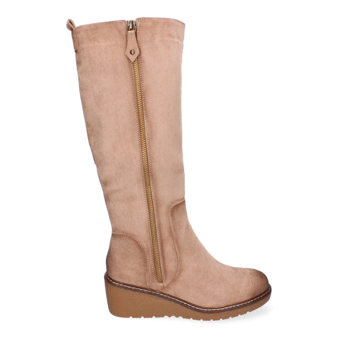 Botas con Cuña Elegantes - Beige