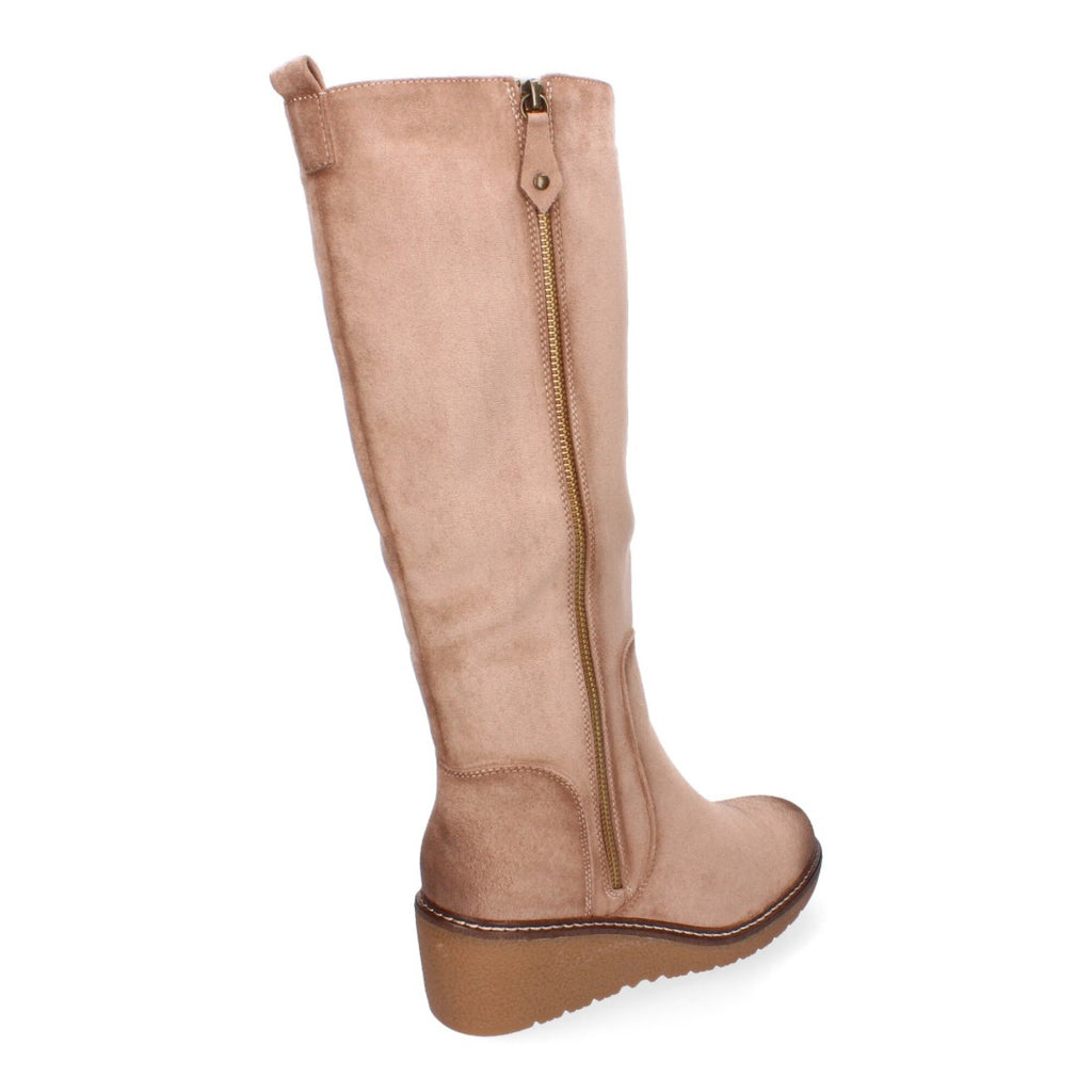 Botas con Cuña Elegantes - Beige