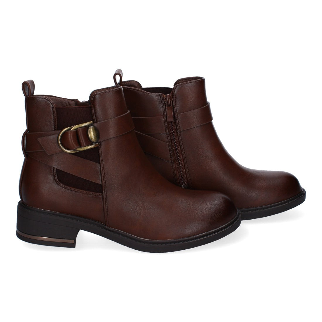 Botas Marrones Elegantes con Tacón