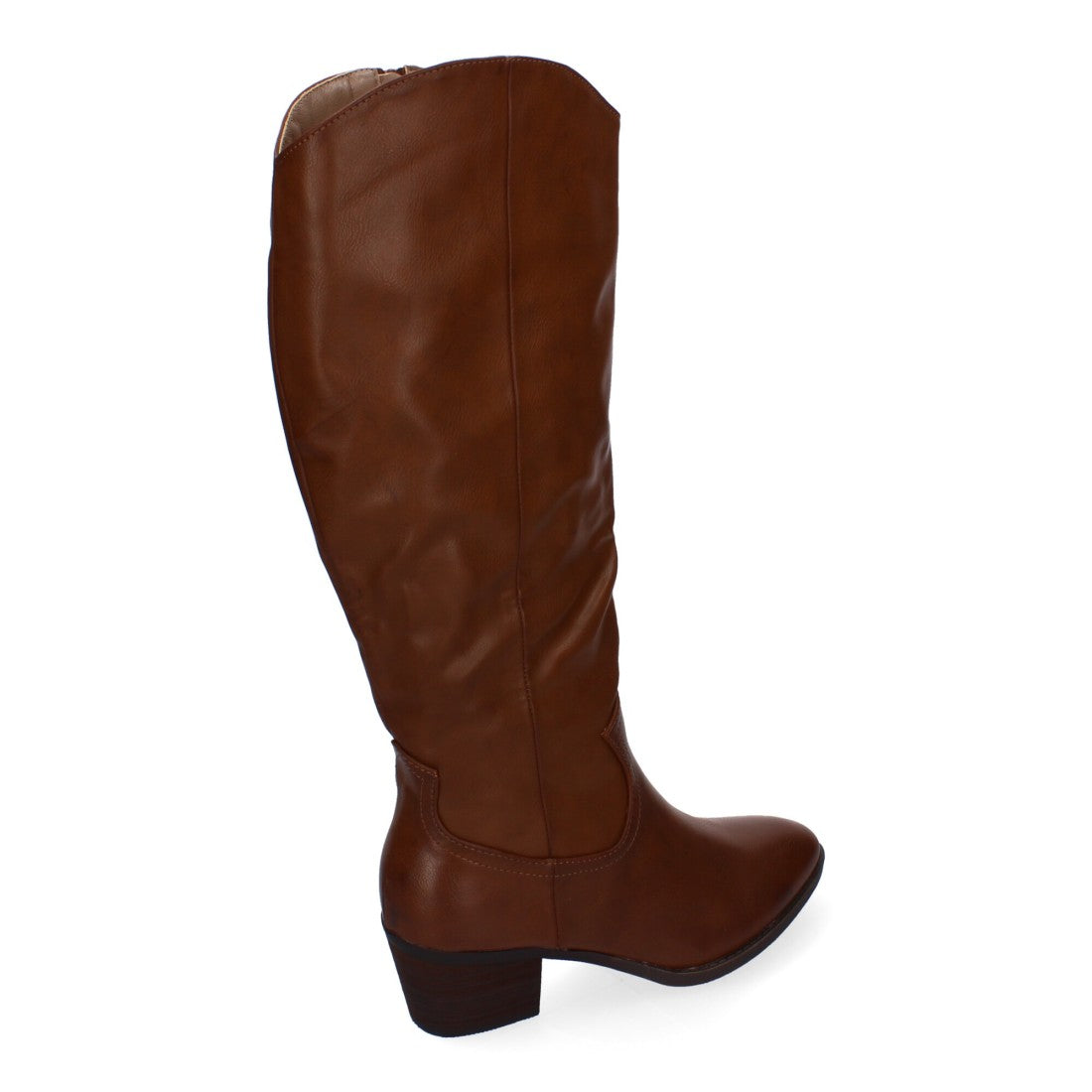 Botas con Tacón y Punta Redonda - Kaki