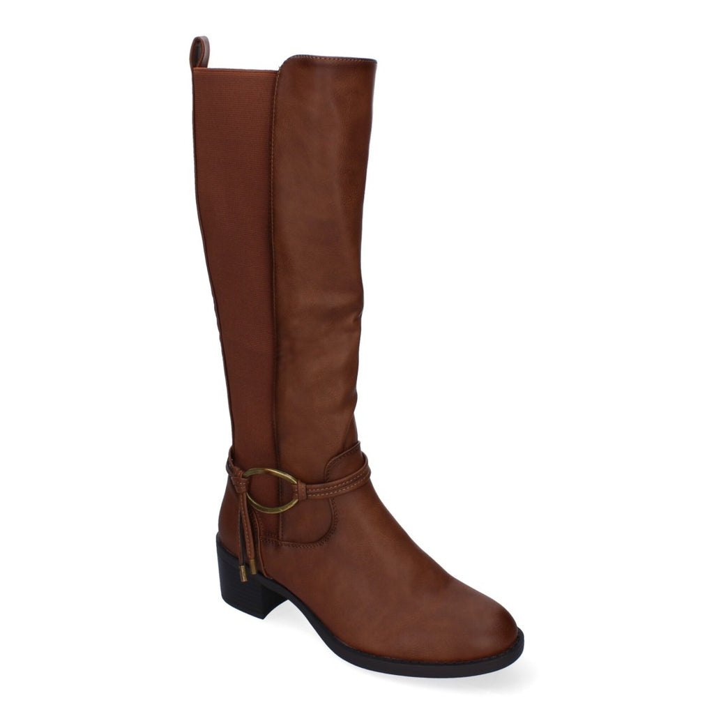 Botas Tacón con Hebilla - Kaki