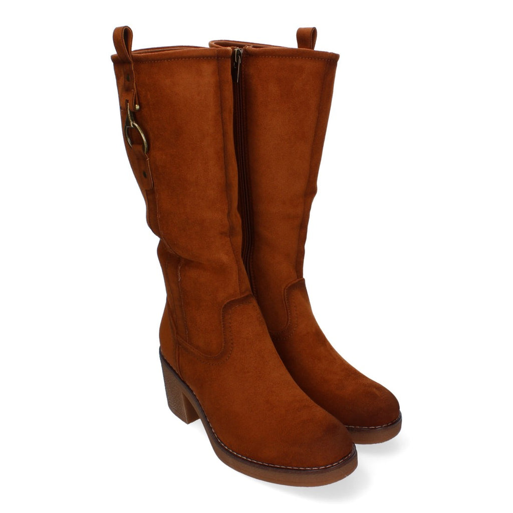 Botas con Cuña Elegantes - Cuero