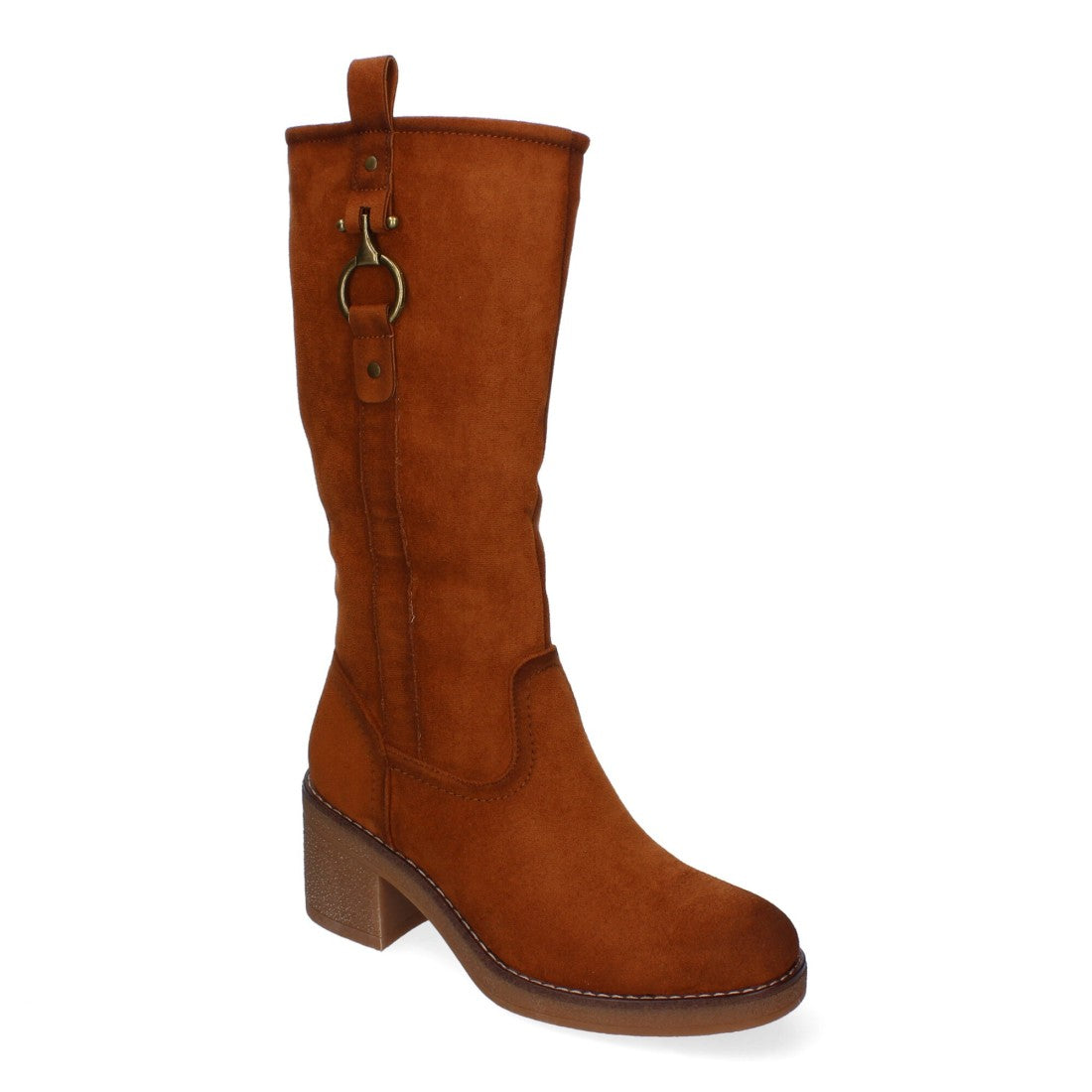 Botas con Cuña Elegantes - Cuero