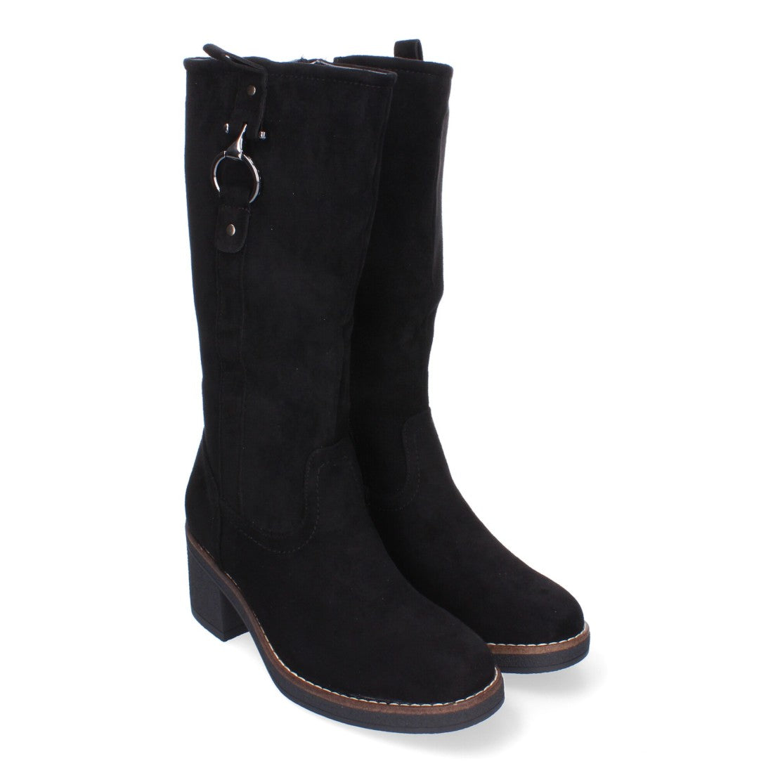 Botas con Cuña Elegantes - Negro