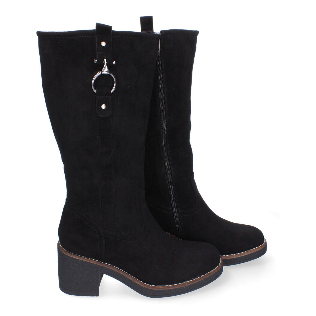 Botas con Cuña Elegantes - Negro