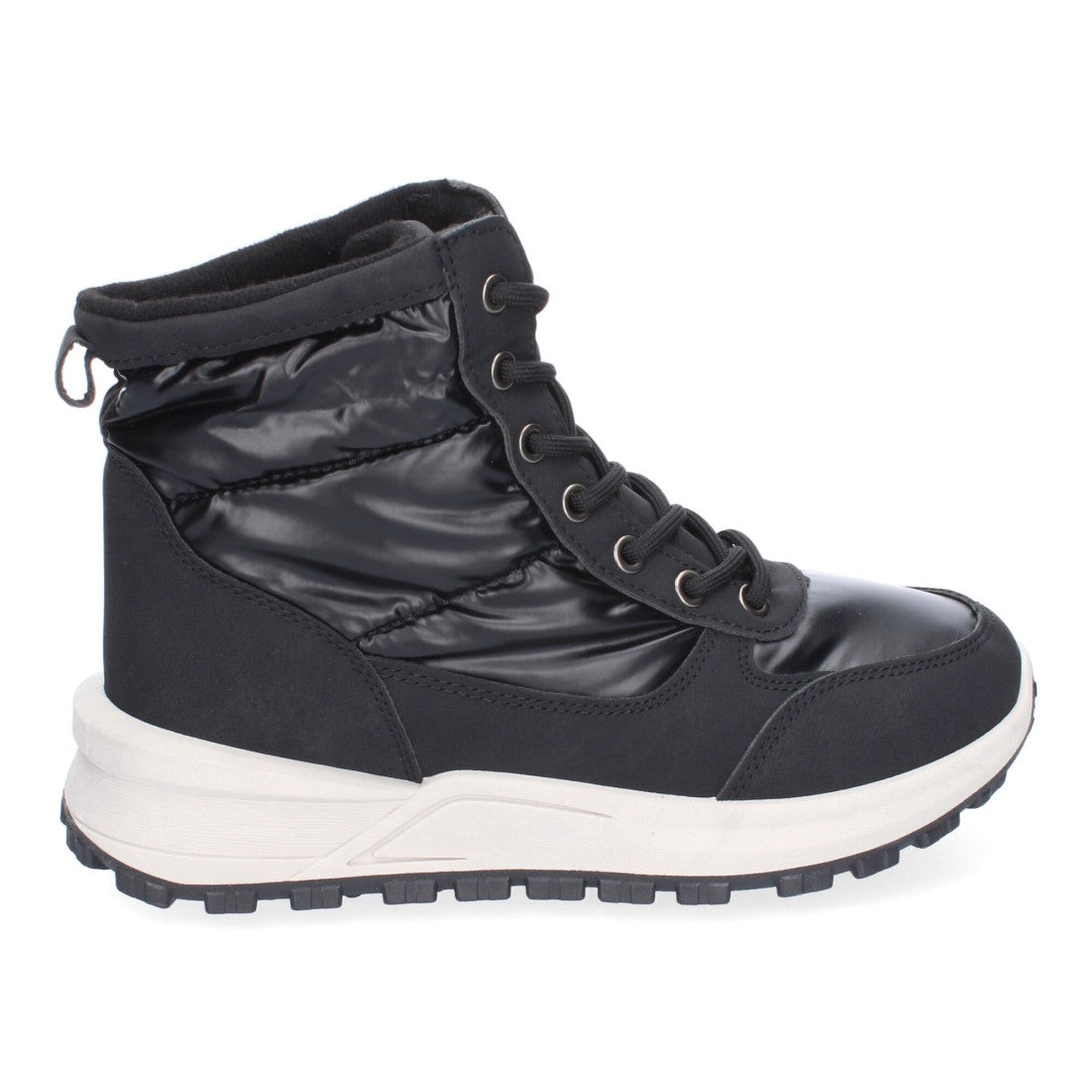 Elegante schwarze Stiefel mit Absatz