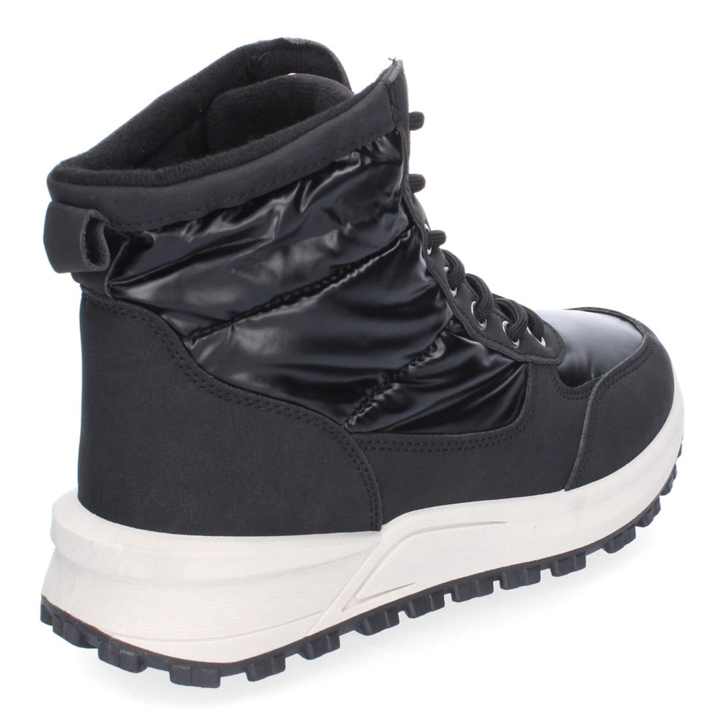 Elegante schwarze Stiefel mit Absatz