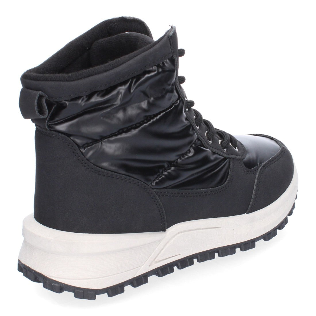 Elegante schwarze Stiefel mit Absatz