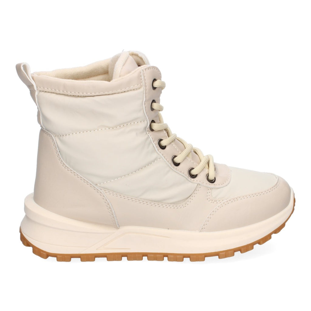 Elegante beige Stiefel mit Absatz