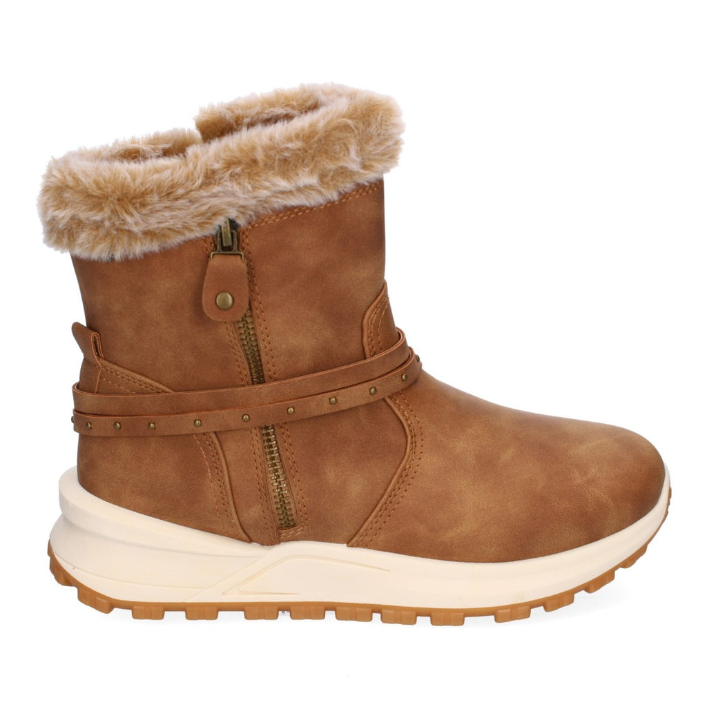 Elegante Kamelstiefel mit Absatz