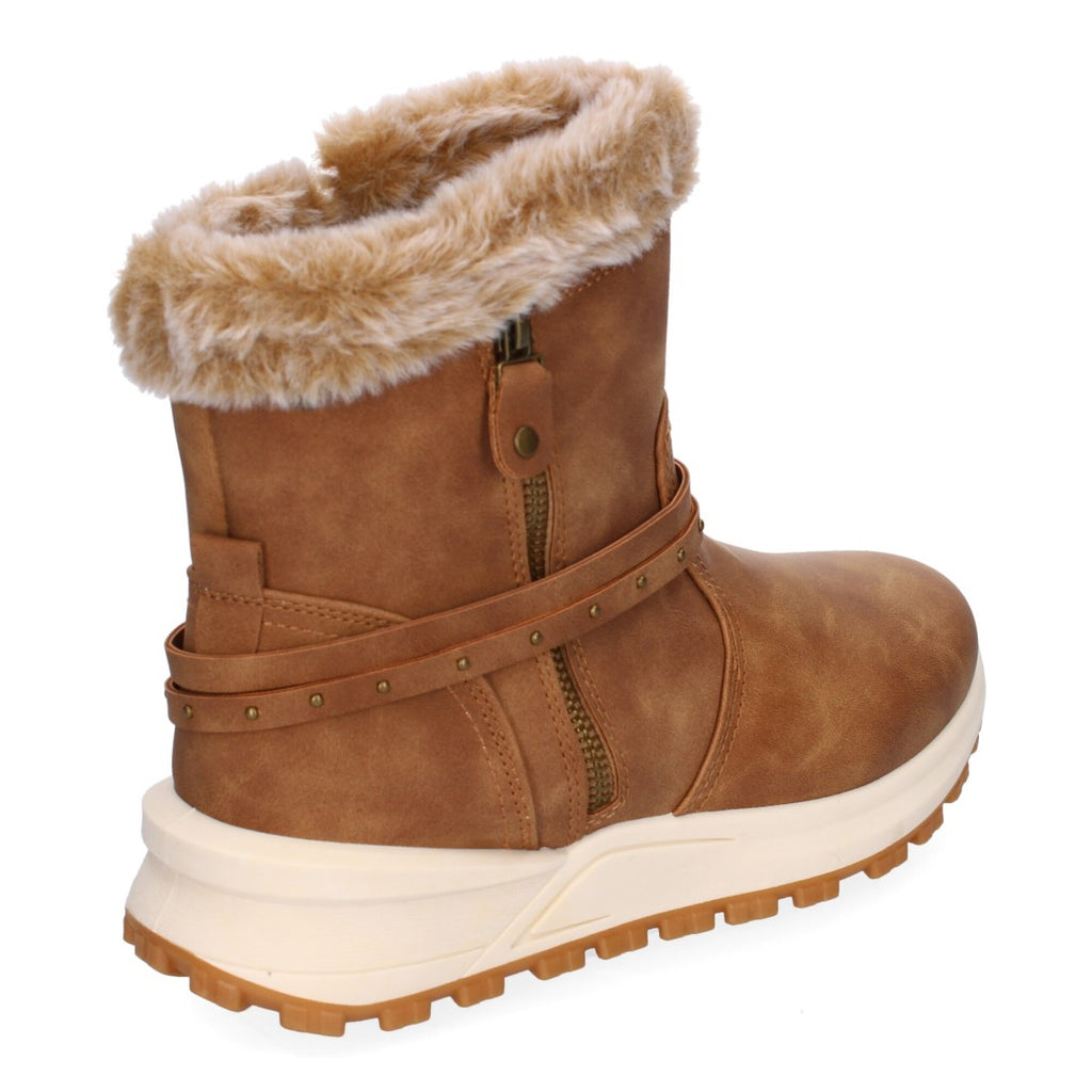 Elegante Kamelstiefel mit Absatz
