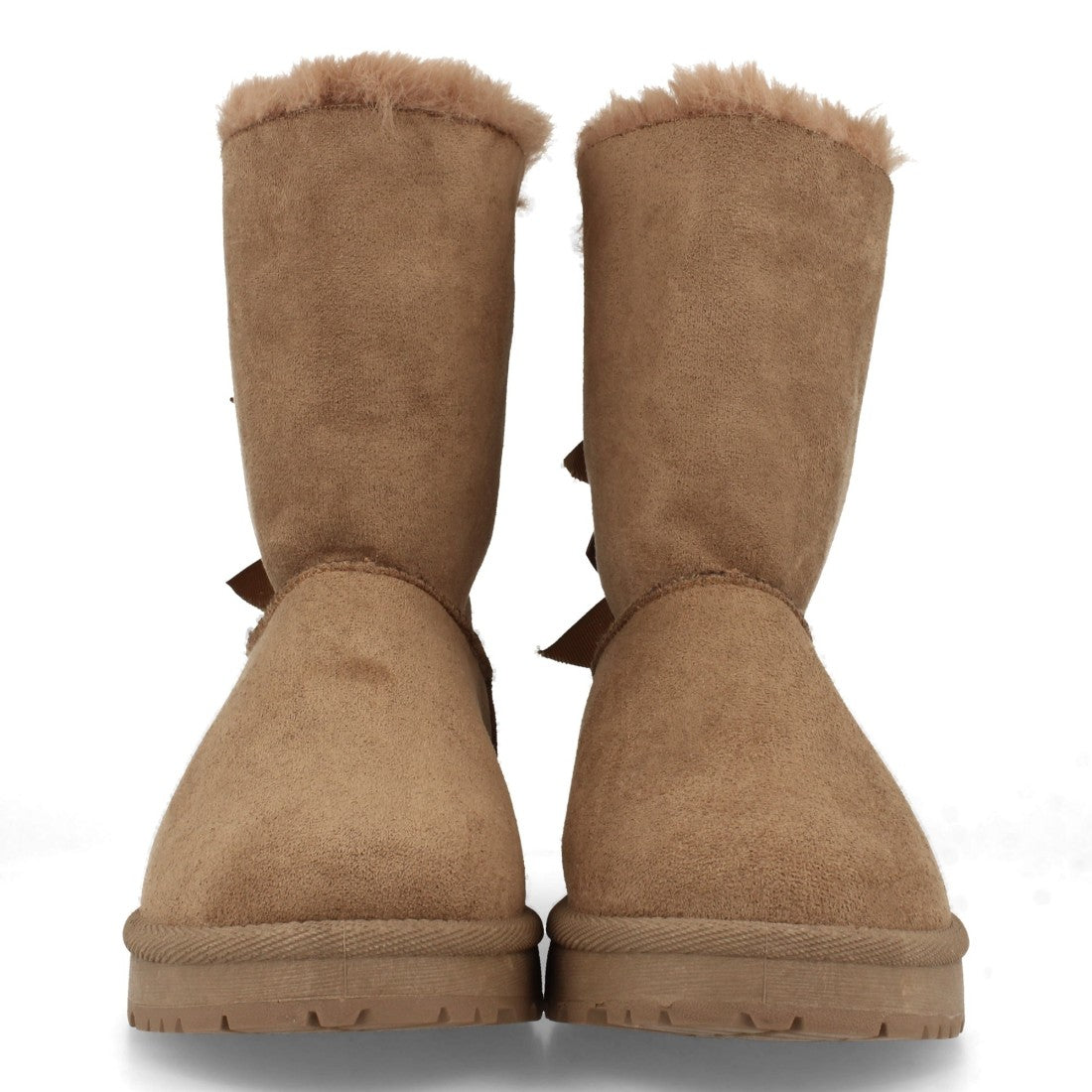 Botines Elegantes Camel con Detalles Distintivos