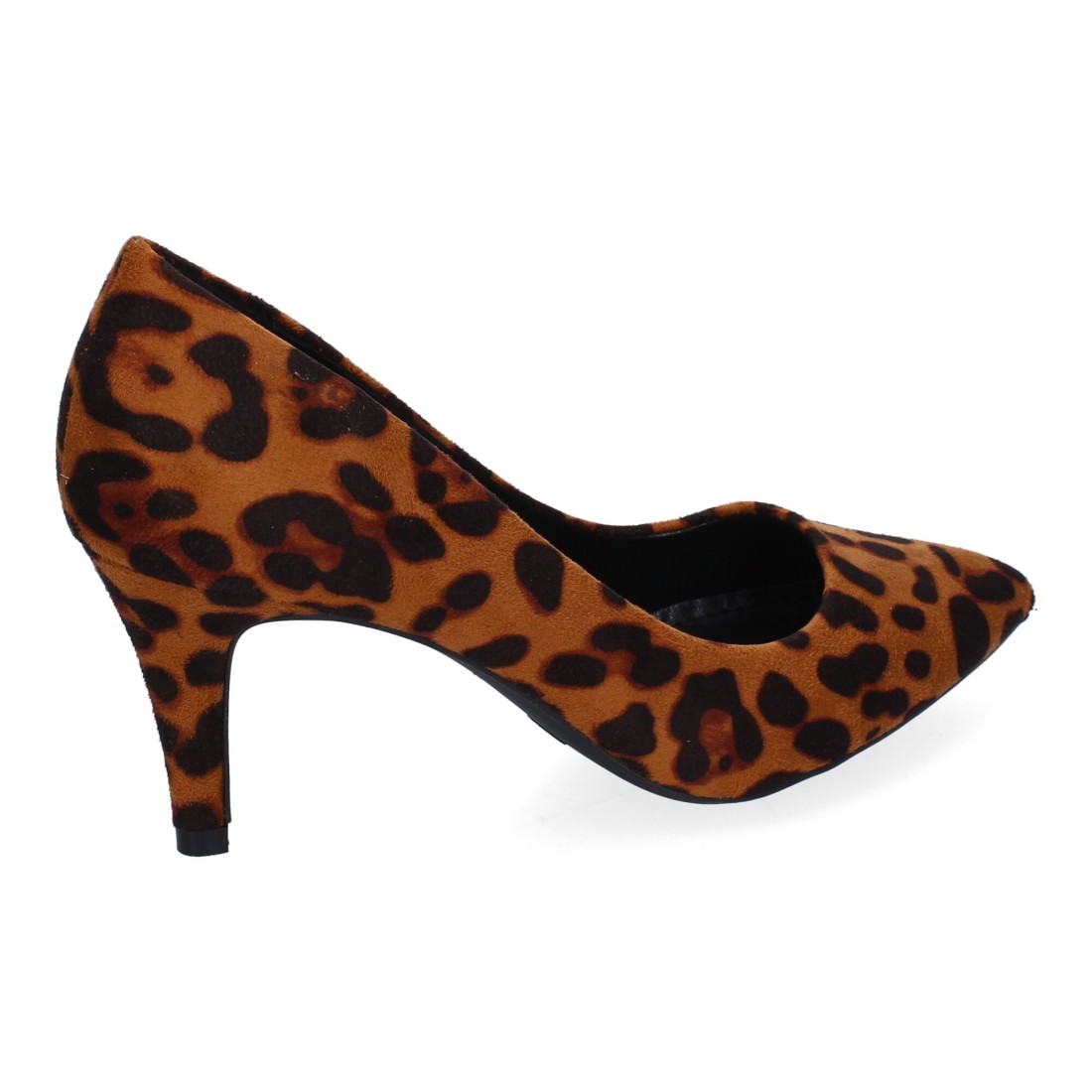 Pumps Leopardo Mujer Salón Animal Print Punta Fina Elegantes Fiesta