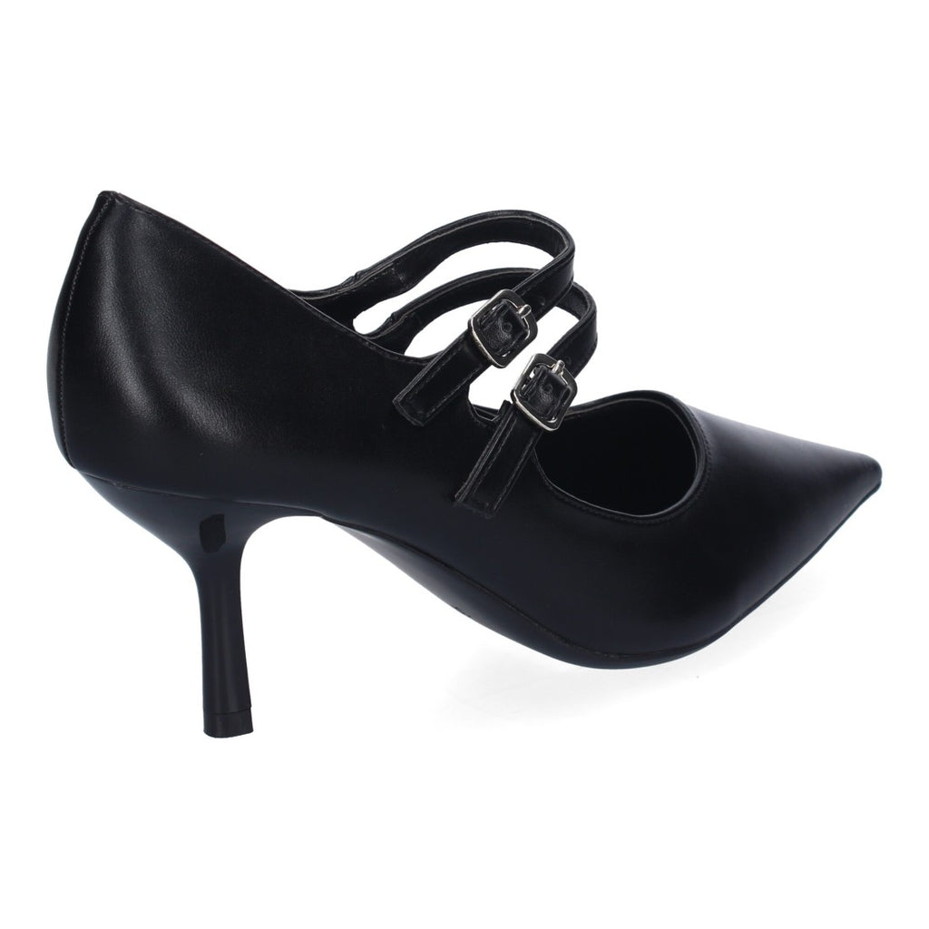 Zapatos de Tacón Negro Atemporales Mujer
