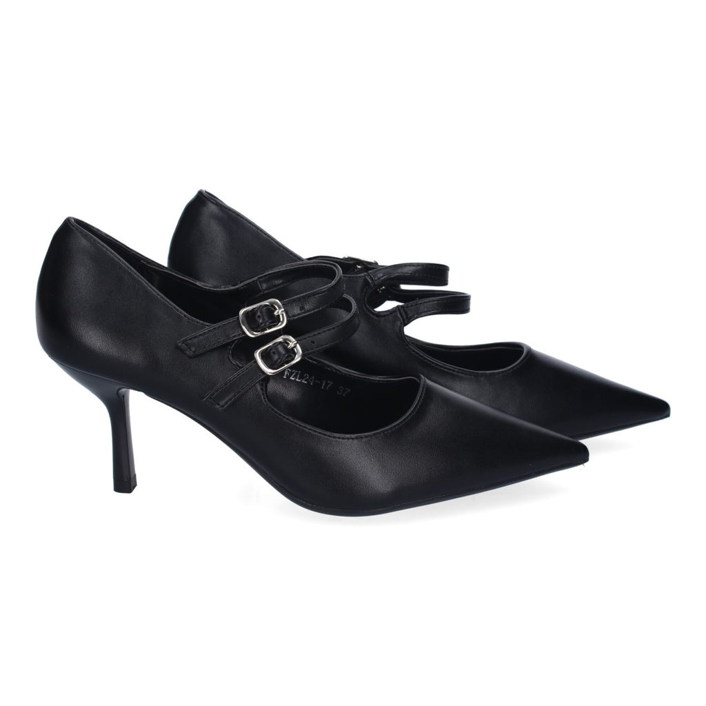 Zapatos de Tacón Negro Atemporales Mujer