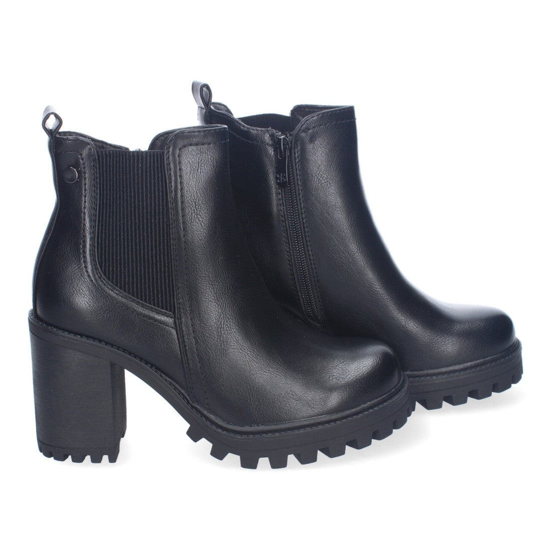 Botas Beige Elegantes con Tacón