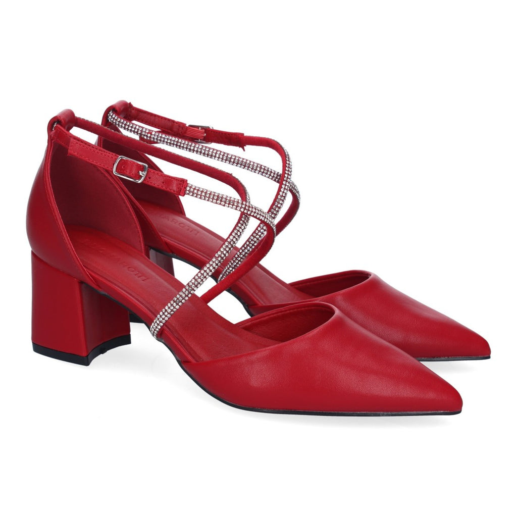 Rote Sandaletten Elegant Bequem Party Hochzeit