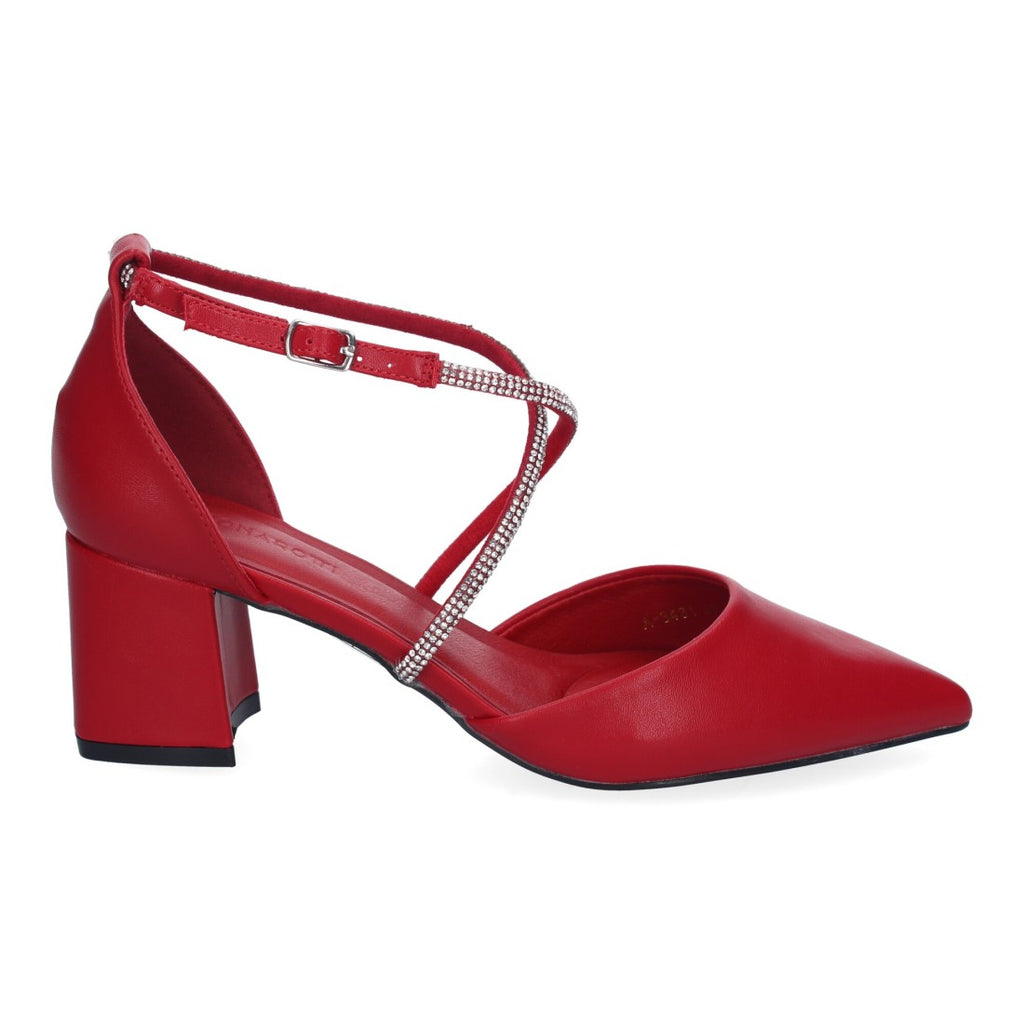 Rote Sandaletten Elegant Bequem Party Hochzeit