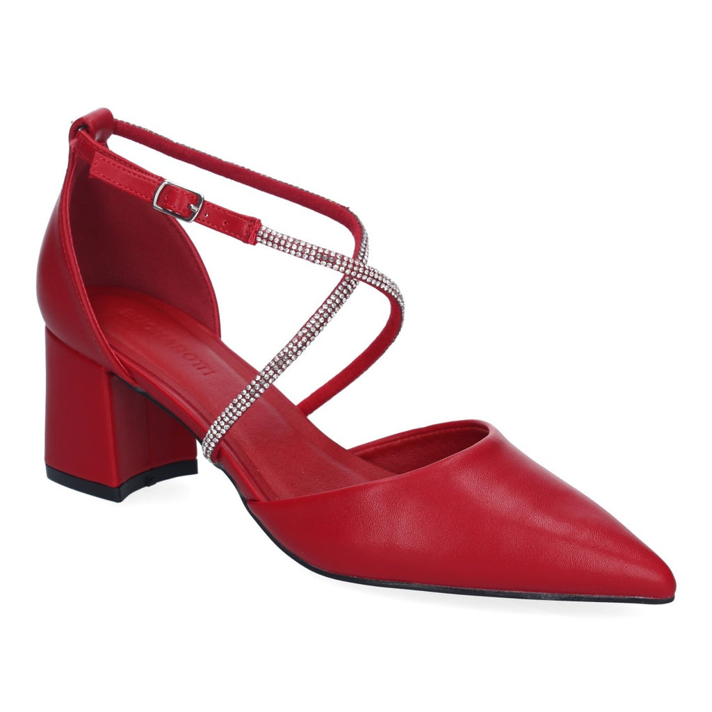 Rote Sandaletten Elegant Bequem Party Hochzeit