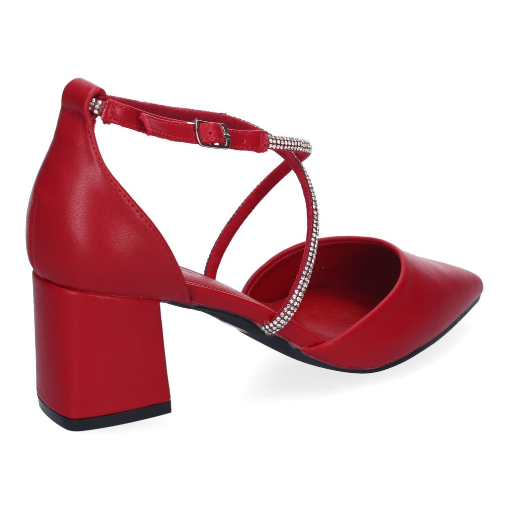 Rote Sandaletten Elegant Bequem Party Hochzeit