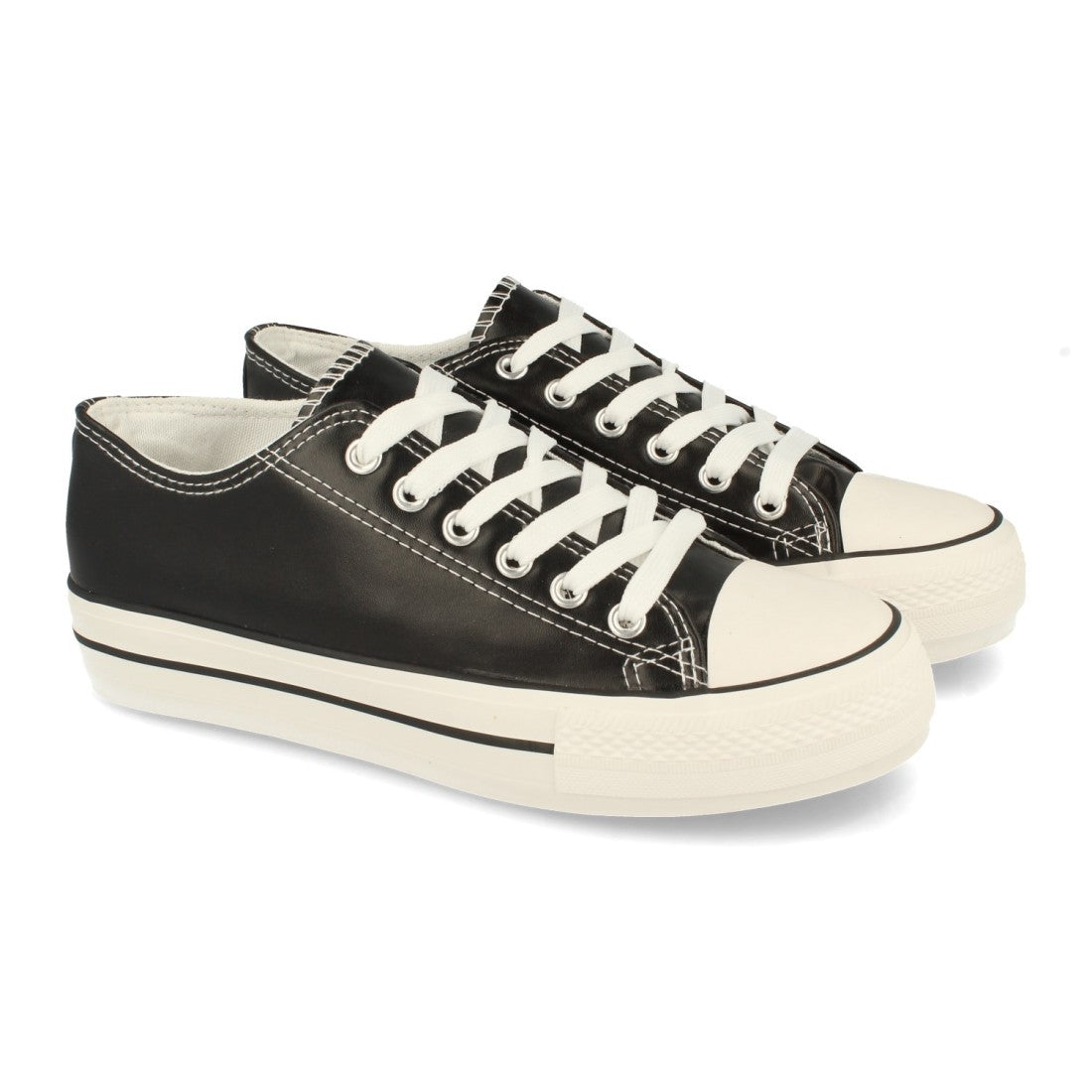 Schwarze Damen-Sneaker | Urbane und raffinierte Eleganz