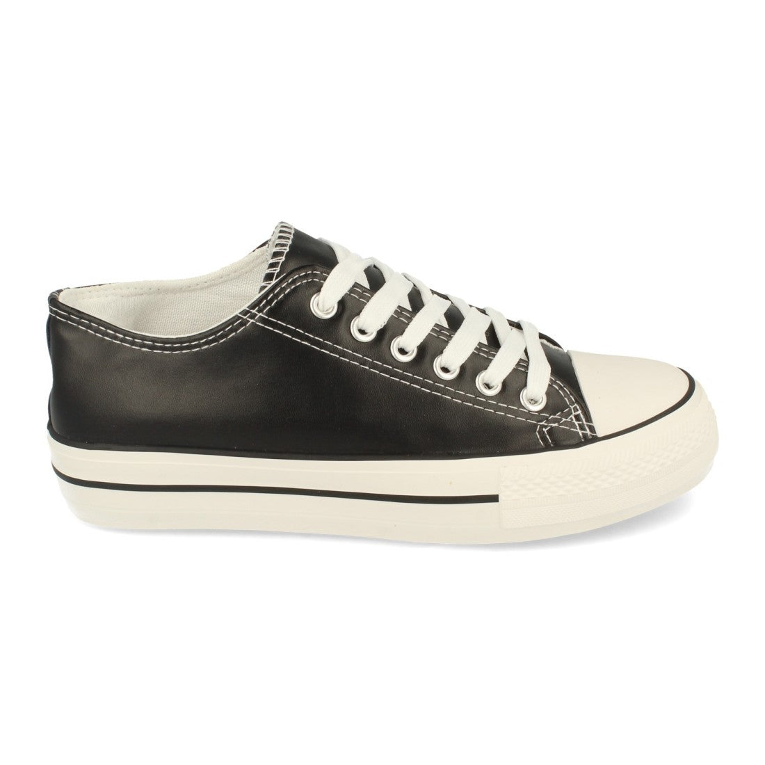 Schwarze Damen-Sneaker | Urbane und raffinierte Eleganz