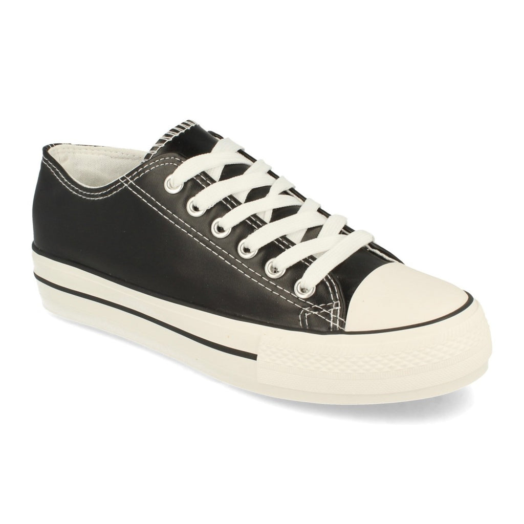 Schwarze Damen-Sneaker | Urbane und raffinierte Eleganz