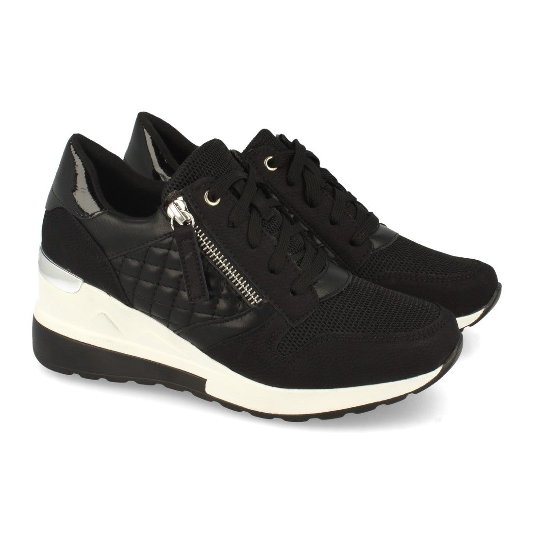 Zapatillas Negras Urbanas - Sofisticación Moderna