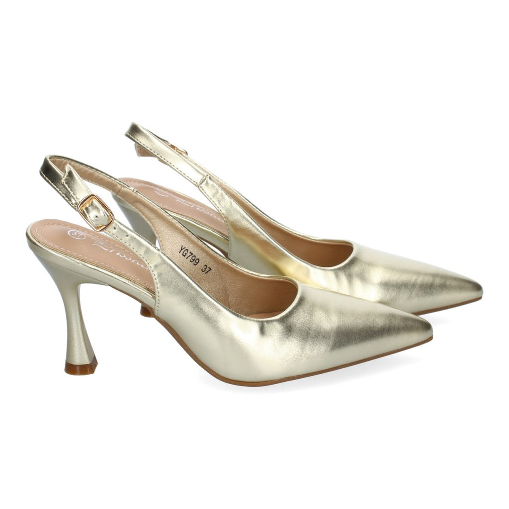 Pumps Oro Elegantes