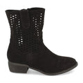 Botines Elegantes Negro con Detalles Distintivos