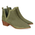 Botines Calados Elegantes - Verde