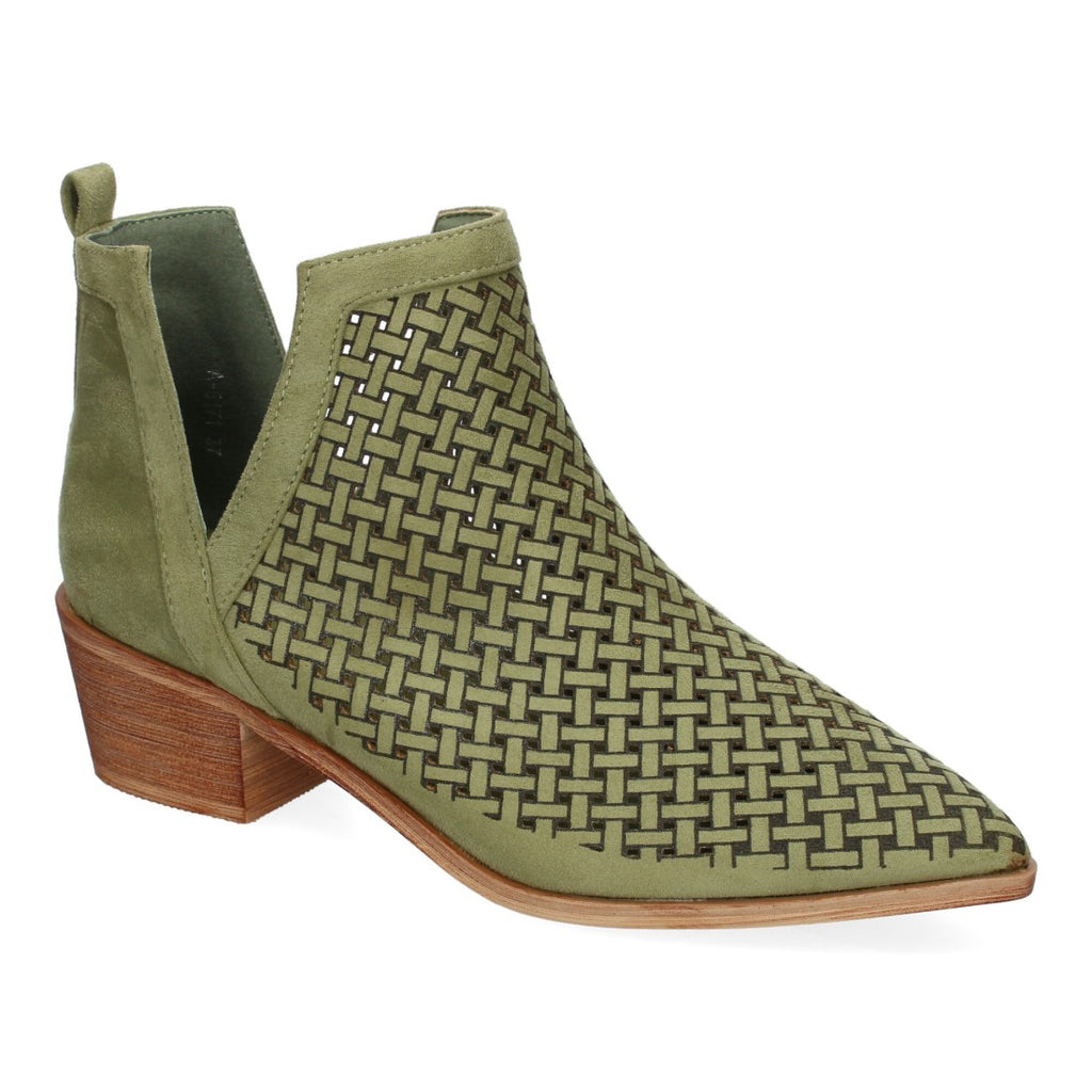 Botines Calados Elegantes - Verde