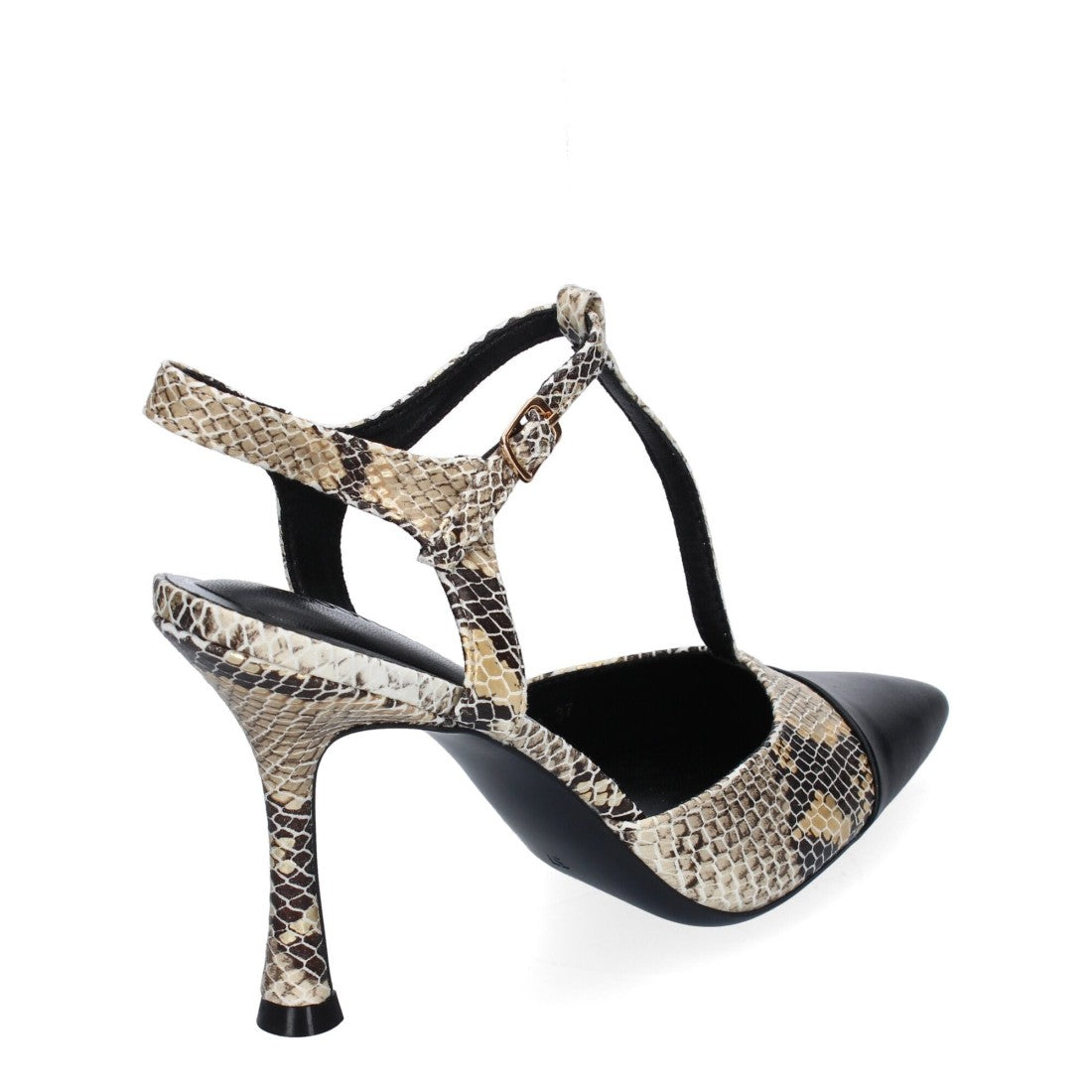 Zapatos de Tacón Estampado Serpiente Sofisticados Mujer