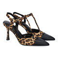 Zapatos de Tacón Estampado Leopardo Atrevidos Mujer
