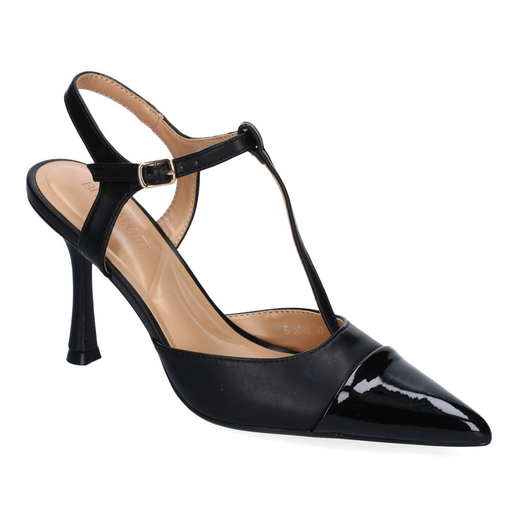 Zapatos de Tacón Negro Clásicos Mujer