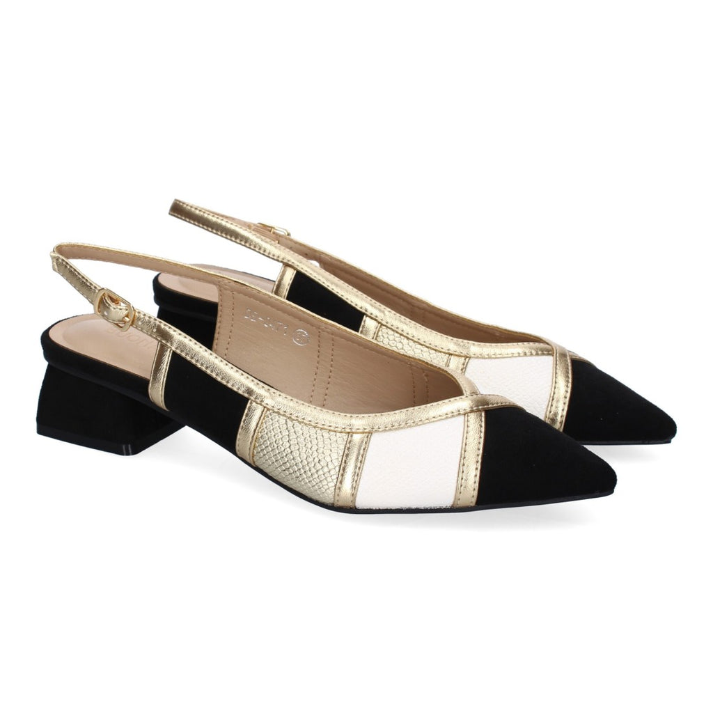 Zapatos de Tacón Negro Modernos Mujer