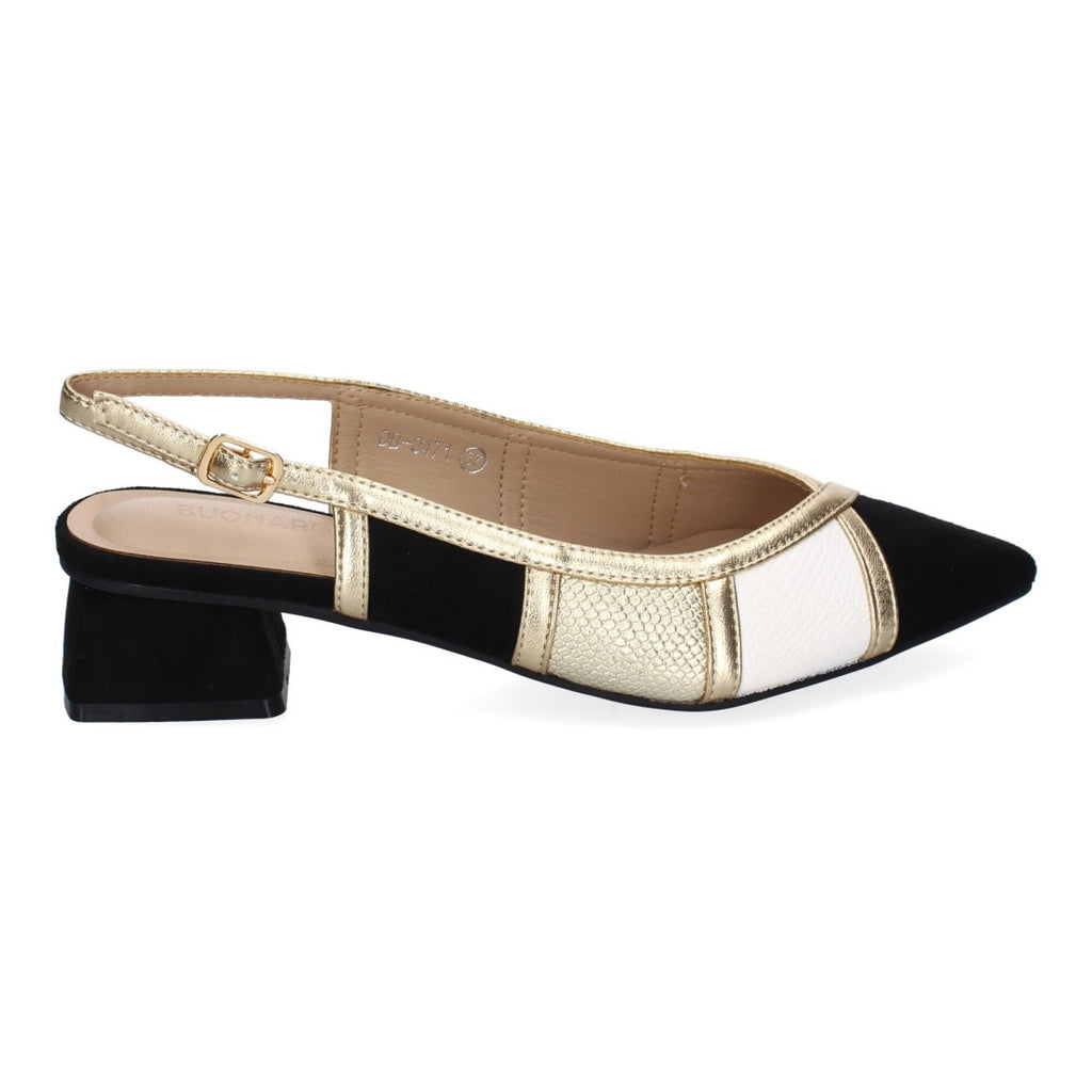 Zapatos de Tacón Negro Modernos Mujer
