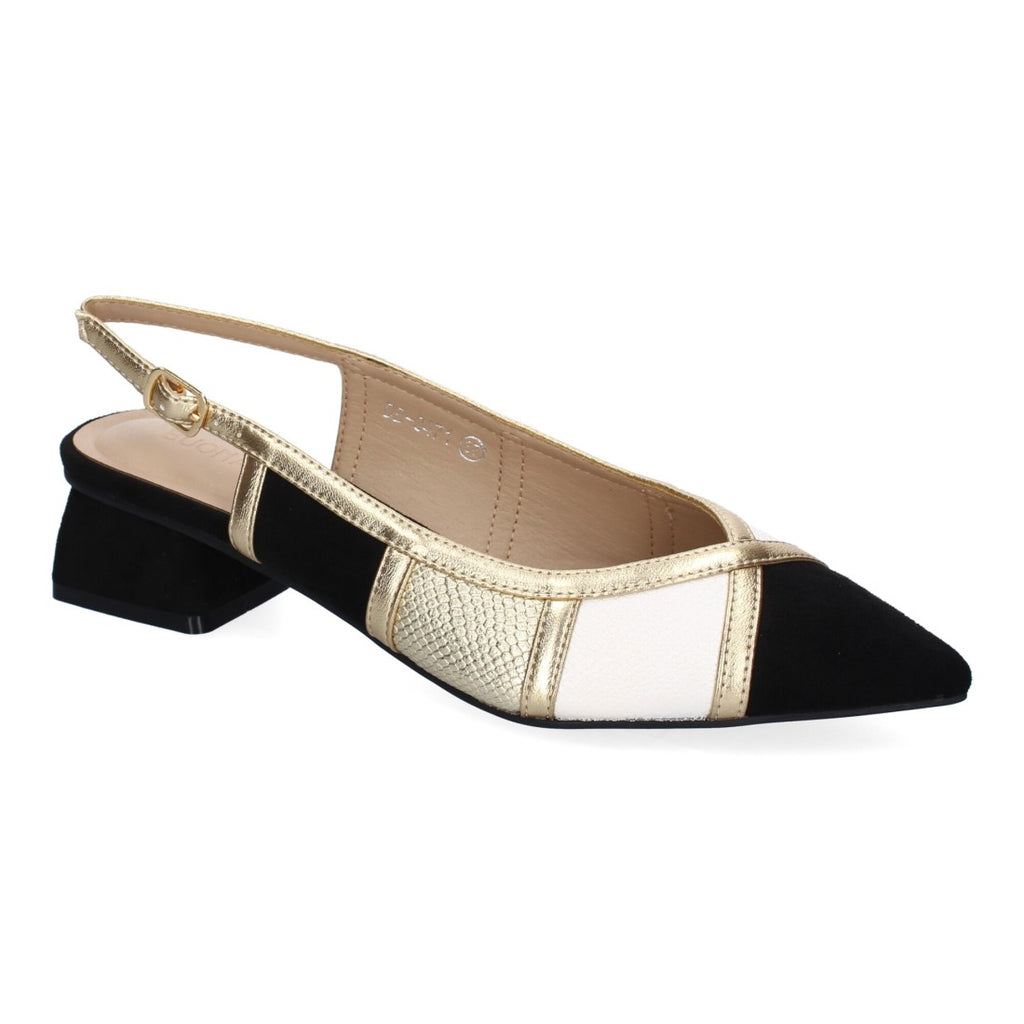 Zapatos de Tacón Negro Modernos Mujer