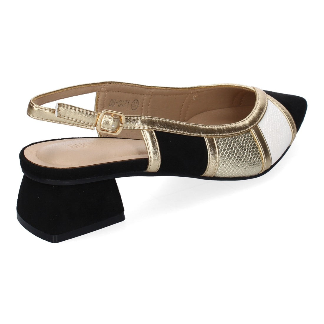 Zapatos de Tacón Negro Modernos Mujer