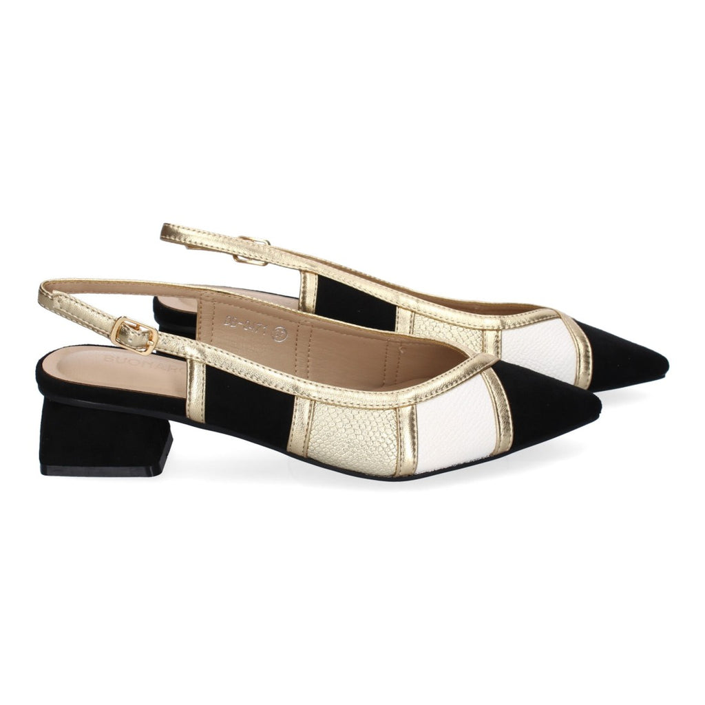 Zapatos de Tacón Negro Modernos Mujer
