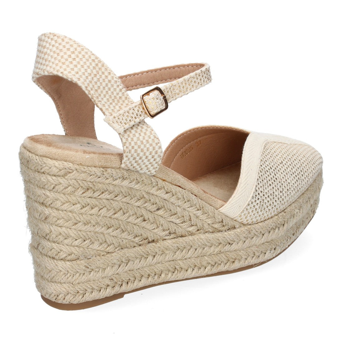 Sandalias Doradas Mujer Estilo Valenciana Punta Cerrada Elegantes
