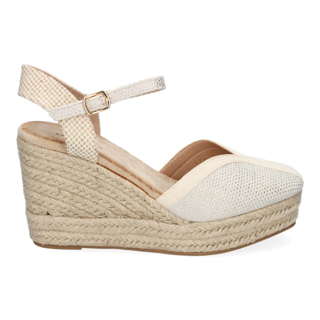 Sandalias Plateadas Mujer Estilo Valenciana Punta Cerrada Elegantes
