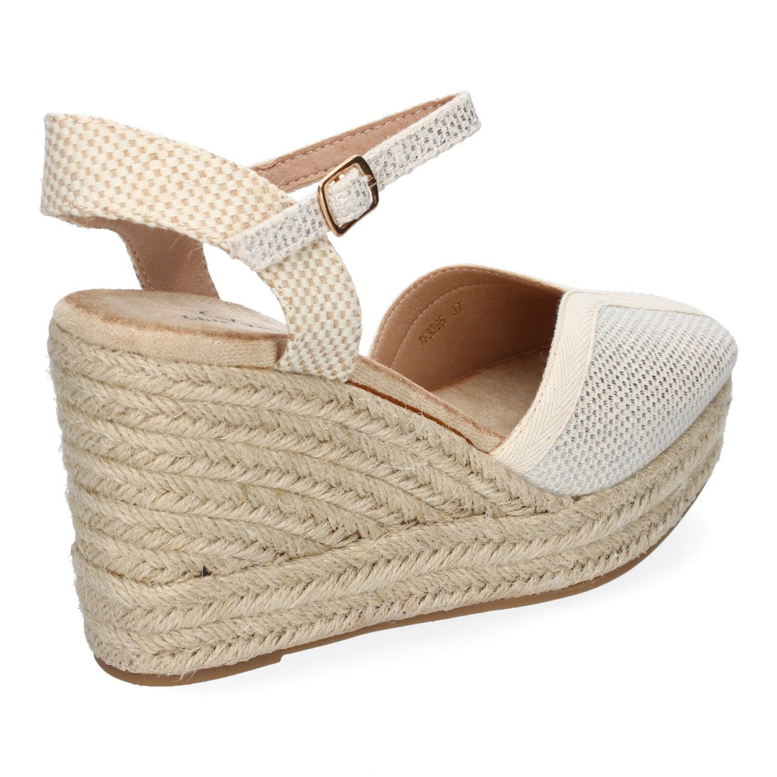 Sandalias Plateadas Mujer Estilo Valenciana Punta Cerrada Elegantes