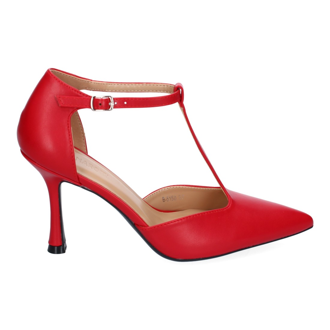 Zapatos de Tacón Rojo Elegantes Mujer