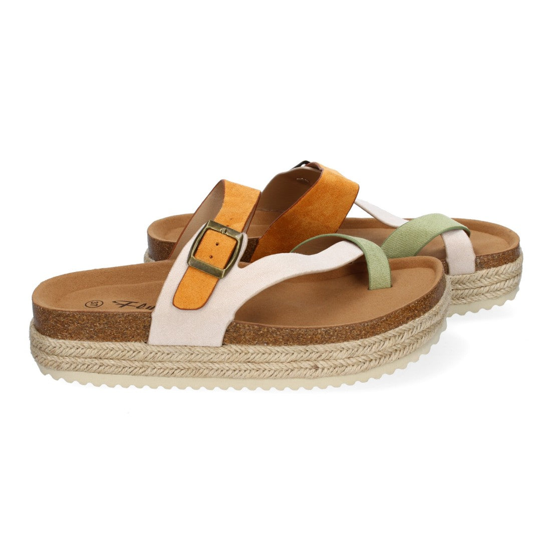 Sandalias Verdes Mujer Elegantes Verano