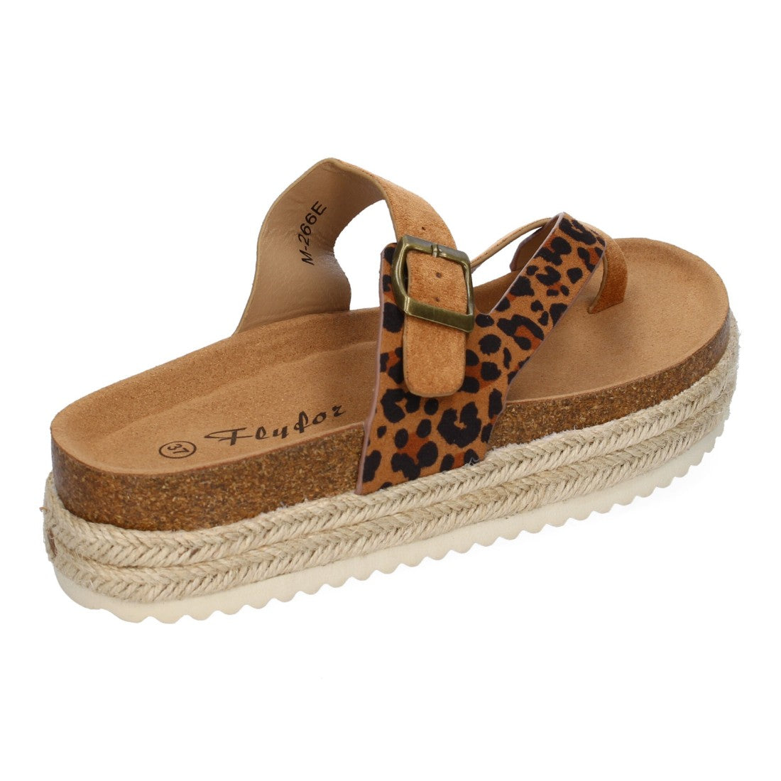 Sandalias Leopardo Mujer Elegantes Verano